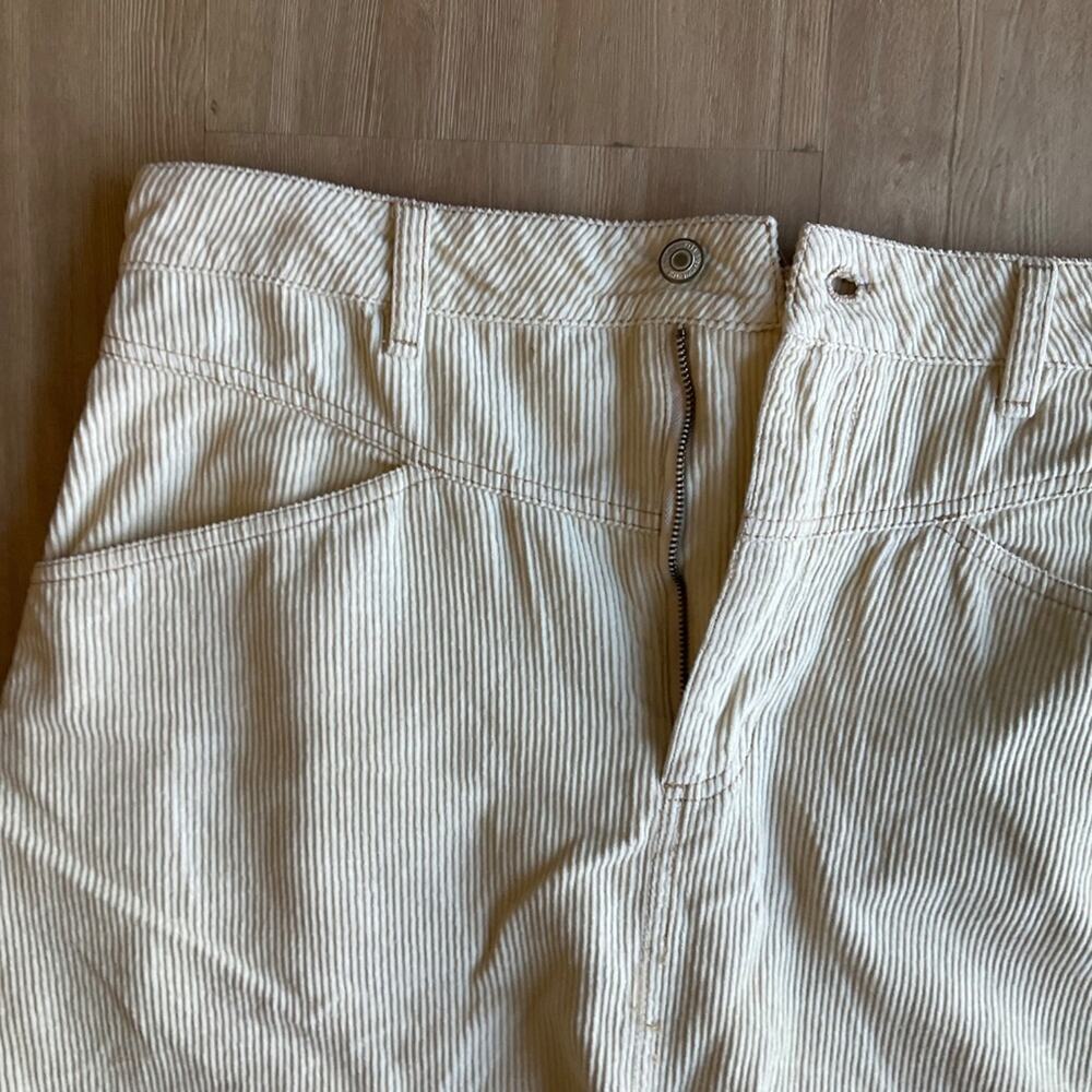 WE THE FREE COME AS YOU ARE CORDUROY MAXI SKIRT SIZE 12 MSRP $128.00 NWOT cream - Picture 6 of 15